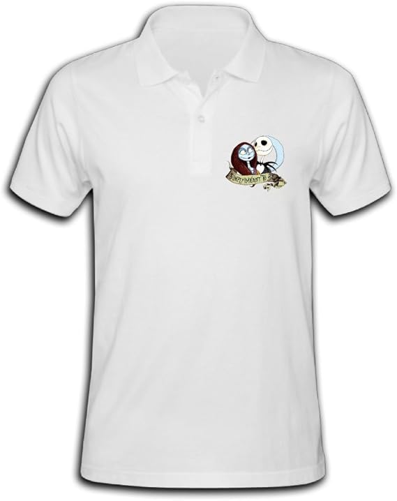 Lofy52ywh Men's The Nightmare Before Christmas Solid Short Sleeve Pique Polo Shirt | Amazon.com