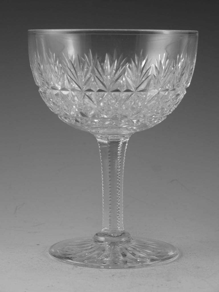 Thomas b Crystal WELLINGTON Champagne Saucer Glass 4 1/2" Amazon.co