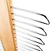 HANGERWORLD Wooden 20 Bar Tie Belt Rack Accessory Organiser Coat Hanger