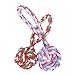 Sandistore Puppy Dog Cat Pet Toy Cotton Braided Knot Rope Chew Knot Chewing Toy (A)
