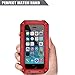 LIGHTDESIRE Water Resistant Shockproof Aluminum Military Bumper Shell Case for iPhone 6/6S - Red