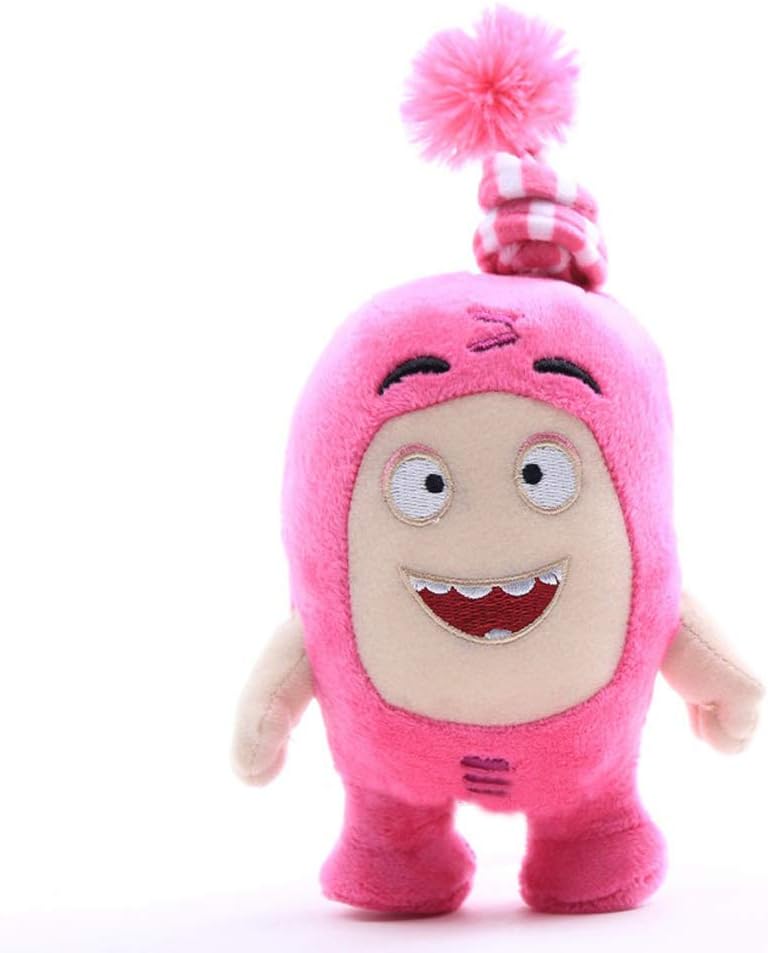 Zedmy Plush Dolls,Oddbods Plush Soft Cuddly Toys Newt Bubbles Pogo Zee Jeff Fuse Slick Cute Doll 1pcs