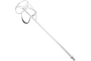 TEHAUX Stainless Steel Paint Mud Mixer Concrete Drill Mixing Rod Long Heavy Duty Cement Compound Mixer Professional Drywall T