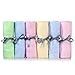 Cyboome Bamboo Bath Towels for Baby, 10 x 10 Inch, Set of 6