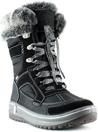 Santana Canada Premium Waterproof Cold Weather Marta Mid Cut Boot Luxe Fur Trim