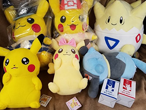 ポケモン ぬいぐるみ等 まとめ6種 ピカチュウトゲピーなど おまけ ポケモン ぬいぐるみ等 まとめ6種 ピカチュウトゲピーなど おまけ