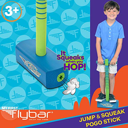 image for Flybar My First Foam Jump and Squeak Pogo Stick- Safe Pogo Stick for K
