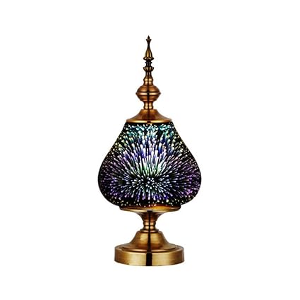 Amazon Com Lctctd 3d Fireworks Metal Hotel Bedroom Retro