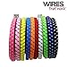 Wires That Work 3366956 Braided Nylon 8 Pin to USB Lightning Charging Cables for iPhone 5,5C,5S,6,6 Plus, iPad 4 Mini, iPod Touch 5,Nano 7 - 2 Pack - Assorted Colors