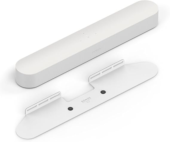 sonos beam compact smart soundbar with amazon alexa voice control in black