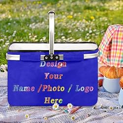 Customized Market Basket Collapsible Large Reusable