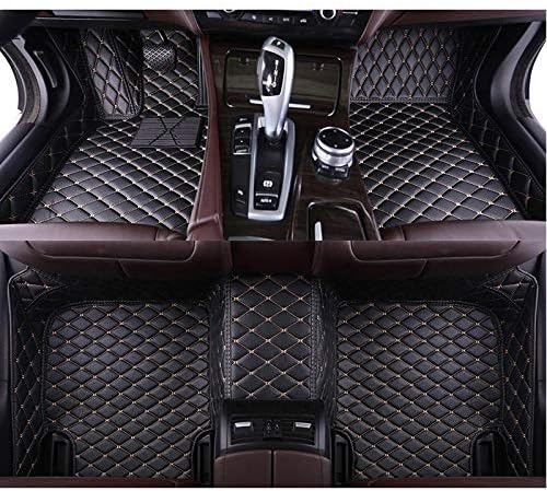 Qwerqf カスタムレザーカーフロアマットカスタムオートフットパッド自動車フットマットラグアウディq706