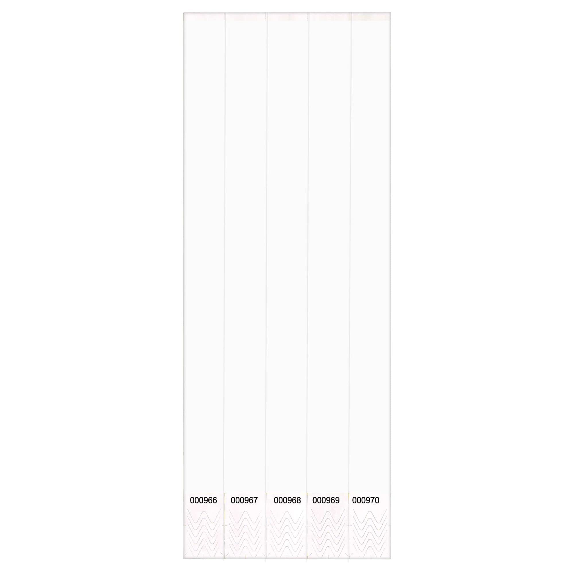 Amscan 340372 Wristbands | Solid White | 100 Pcs