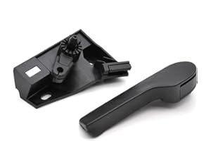 HAOTOM Inner Hood Release Lever Handle & Bracket Set Compatible for VW Volkswagen Passat 2006-2011 Tiguan 2008-2014 Jetta 2006-2010 EOS 2008-2014 CC 2009-2014 Golf GTI R32 Rabbit 2006-2013 Black
