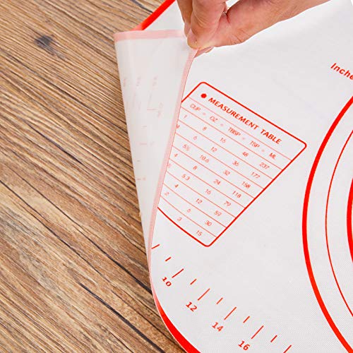 ALIPOBO Extra Large Silicone Pastry Mat 28"X 20" for Rolling Out Dough