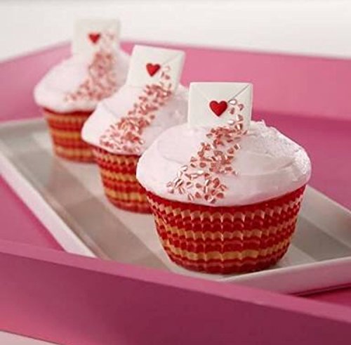 VALENTINES RED HEARTS EDIBLE GLITTER 0.06 Ounce Oz. Use to cakes, cupcakes,flakes, cookies, decoration, toppers By OH! SWEET ART - Thumbnail 4