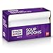 Stack Man Medium Weight Plastic Soup Spoon, White, 400 per Case