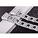 bayite Bands Compatible Fitbit Charge 2, Replacement Metal Bracelet Adjustable Fitbit Charge 2 Bands Silver with Rhinestone