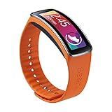 Samsung Galaxy Gear Fit Replacement Plastic Band - Retail Packaging - Orange