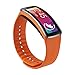 Samsung Galaxy Gear Fit Replacement Plastic Band - Retail Packaging - Orange