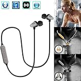 Bluetooth Headphones, Wallfire Best Wireless Sports Earphones w/ Mic 4.1 Stereo Sweatproof Earbuds for Gym Running Playtime, Magnetic Bluetooth Headset