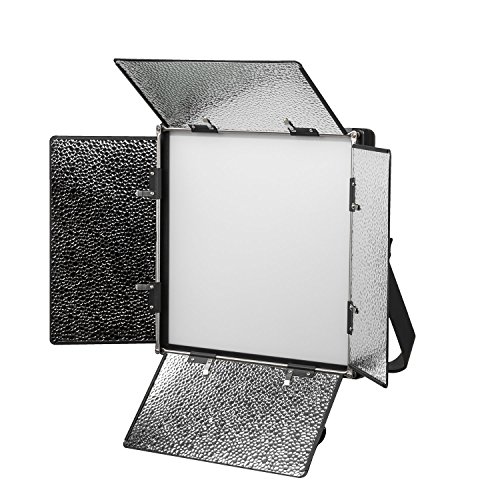 Ikan Lyra Bi-Color 3200K-5600K Soft Panel 1 x 1 Studio & Field LED Light, Black (LB10) (Certified Refurbished)