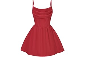 EXARUS Girls Formal Dress Ruched Teen Homecoming Dance Special Occasion Tween Graduation Prom Party Ruffle Dresses