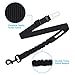 WINSEE Dog Seat Belt, 3 in 1 Multifunctional Pet Safety Belt Bungee Dog Car Harness with 2 Hook Latch & 1 Seatbelt Buckle, Swivel Aluminum Carabiner,Retractable Vehicle Harness