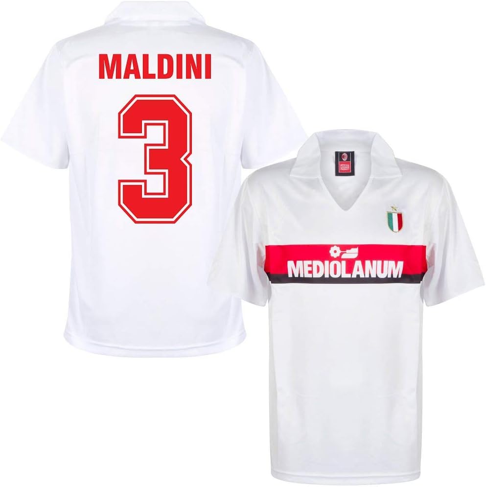 ac milan retro shirt maldini