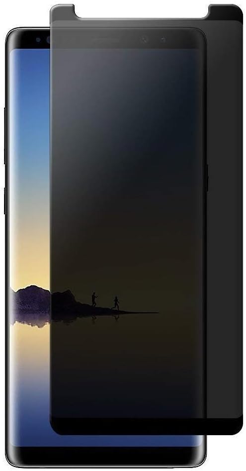 Tehba Privacy Screen Protector Tempered Glass Compatible with Galaxy Note 9,HD Privacy Sticker Replacement for Galaxy Note 9, Anti-spyware, Anti-scratch, No Bubbles (Black)