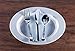 Plastic Cutlery Silverware Extra Heavyweight Disposable Flatware, Full Size Cutlery Combo, 32 Forks, 32 Knifes, 32 Spoons, Value Pack 96 Count