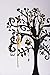 Widelife Jewelry Tree Stand Metal Jewelry Organizer Holder Display for Earrings, Bracelets, Necklaces (Black)