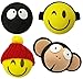 Antenna Topper Cartoon Ball for Car Truck SUV Automotive Exterior Decor Ornament 4pcs (cute, multi)