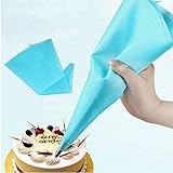 Crazydeal 13" Reusable Silicone Icing Piping Cream Pastry Bag Cake DIY Decorating Tool