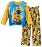 Minions Boys Fleece Pajama Set Sizes 4-10