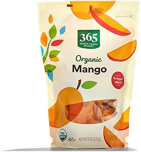 365 by Whole Foods Market, Organic Dried Mango, 8 Ounce