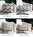 blue page Boho Neutral Decorative Throw Pillow Covers 18X18 Inch, Woven Tufted Square Pillows Cover for Couch Sofa Bedroom Living Room, Indoor Outdoor Grey Pillow Cases with Tassels
