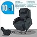 Mecor Lift Chair for Elderly, Power Lift Recliner, Living Room Sofa Chair with Remote Control, Reinforced Heavy Duty Reclining Mechanism (Black)