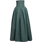 BLESSUME Gothic Skirt Lolita Steampunk High Waist Walking Skirt