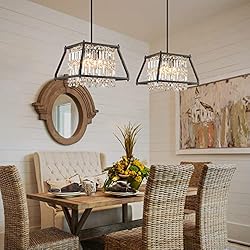 LMQNINE Dining Room Light Fixture Farmhouse