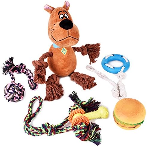 Kedda Dog Toys 5 Pack Set, Chew Toys,Squeak Toys For Medium To Small Doggie