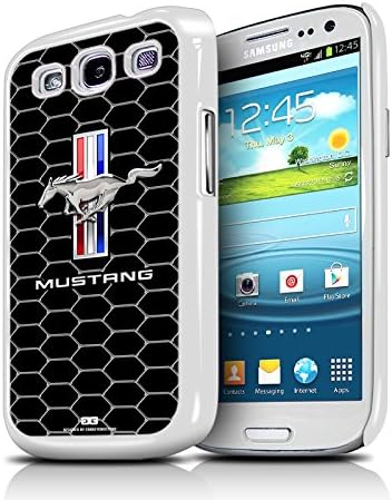 Ford Mustang Tri-Bar Logo Samsung Galaxy S3 White Cell Phone Case