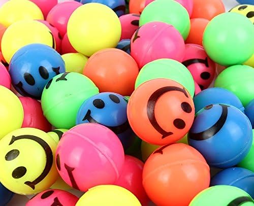 36 Pcs Fireboomoon Mini Smile Face Relaxable Balls Emotional Toy Balls Fun Office Holiday Gift Stocking Stuffer Gag Toy Assorted colors(2.5 cm)