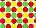 Hallmark Christmas Wrapping Paper (Red and Green Dots, 2 Pack)