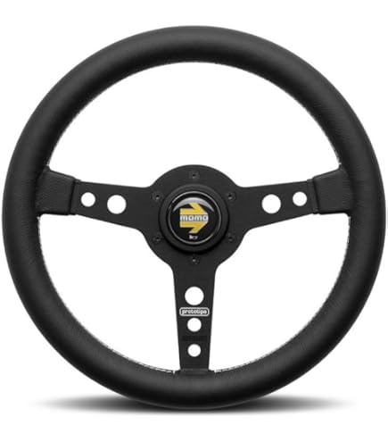 Momo R1905_35L Mod 07 350 mm Leather Steering Wheel, Steering
