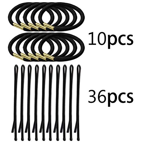Color Scissor 4 Pieces Hair Bun Maker Tool French Twist Hair Accessories, Magic Bun Shaper Donut Hair Styling Making Tool for Women Girls