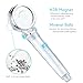 Luxsego Showerhead Body Sprays [IFS-003] with a Filter Cartridge & 4.6ft Hose, Magnetic Therapy Shower Head Built-in PP Cotton & Ionic Energy Stone for Dry Hair & Skin SPA