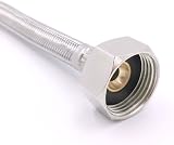 Xcel Home 3/4" BSP Single Flexi Pipe Connector 300mm Stainless Steel Shower view 5