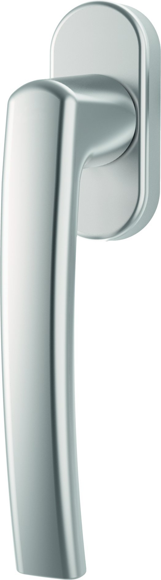 Roto Line Window Handle Natural Silver with Screws Square Pin 7 x 32 mm