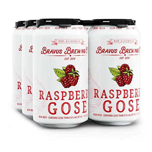 BRAVUS BREWING CO NON-ALCOHOLIC RASPBERRY GOSE 12 FZ